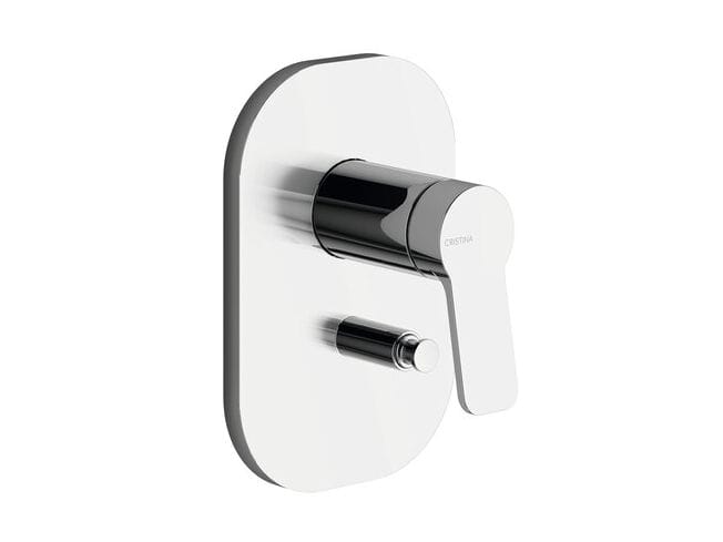 Набор для душа на открытом воздухе с пластиной CRISTINA Rubinetterie Elevation ARCH-00104546