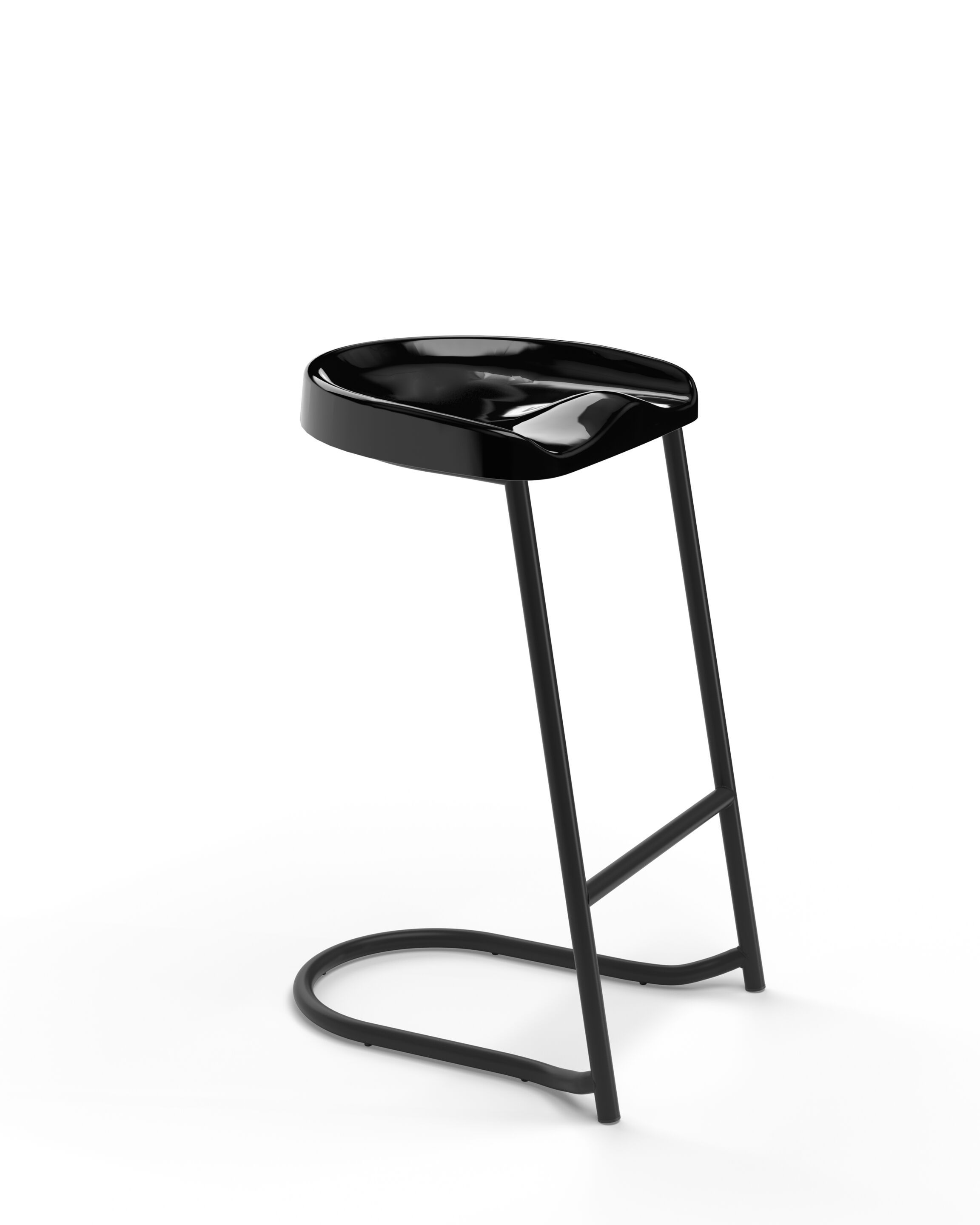 Стальной штабелируемый низкий стул Established&Sons Heidi ARCH-00111971 - Вид №8