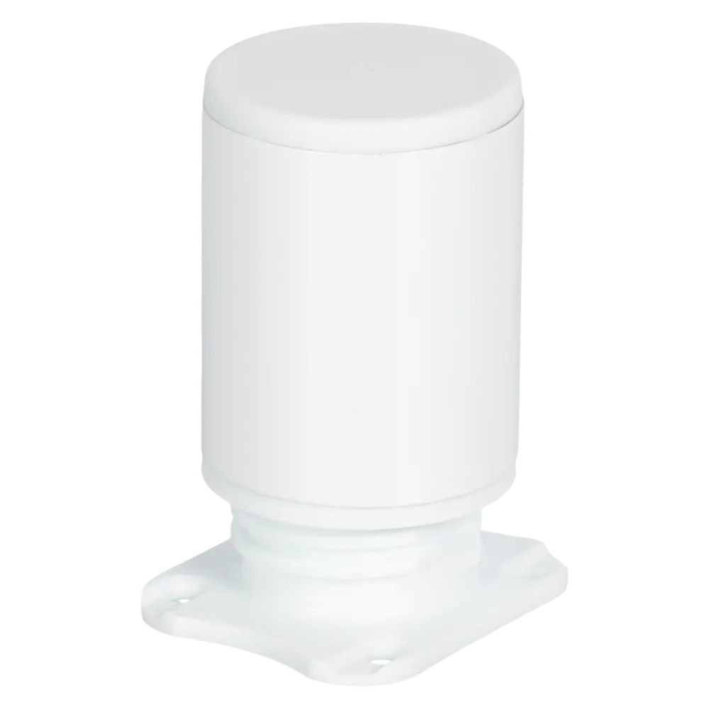 Мебельная ножка TECH-KREP круглая белая 60×40 мм с крепежной пластиной 89404176 STLM-1573323 - Вид №1