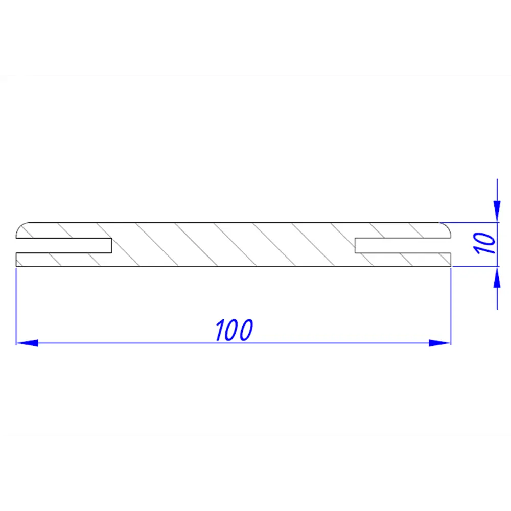 Добор телескопический Мирра 2150x100x10 мм Hardflex ламинация цвет дуб кастелло МАРИО РИОЛИ STLM-2178123 - Вид №3