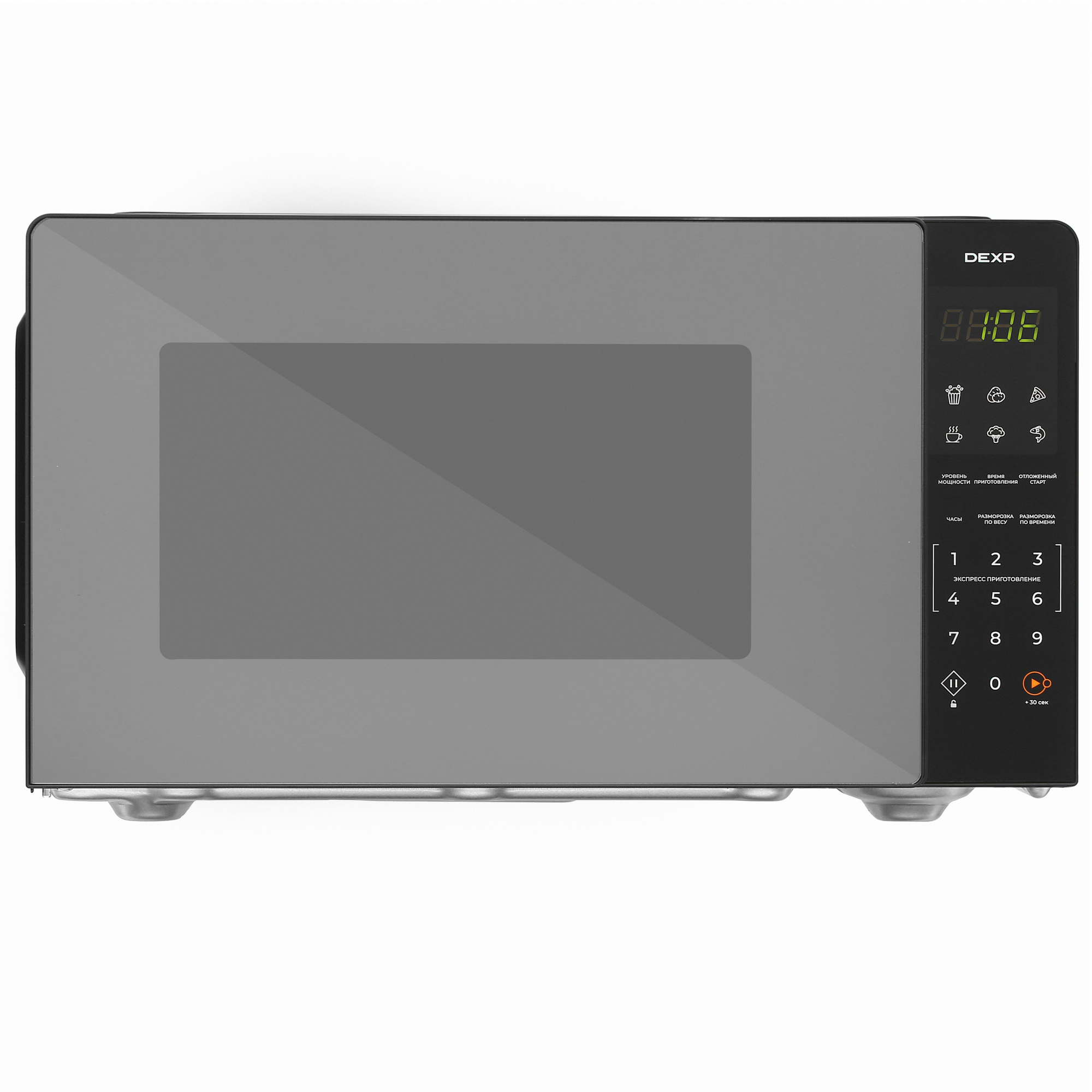 5426877 Микроволновая печь DEXP EL-90 зеркальный, черный STDN-0144288
