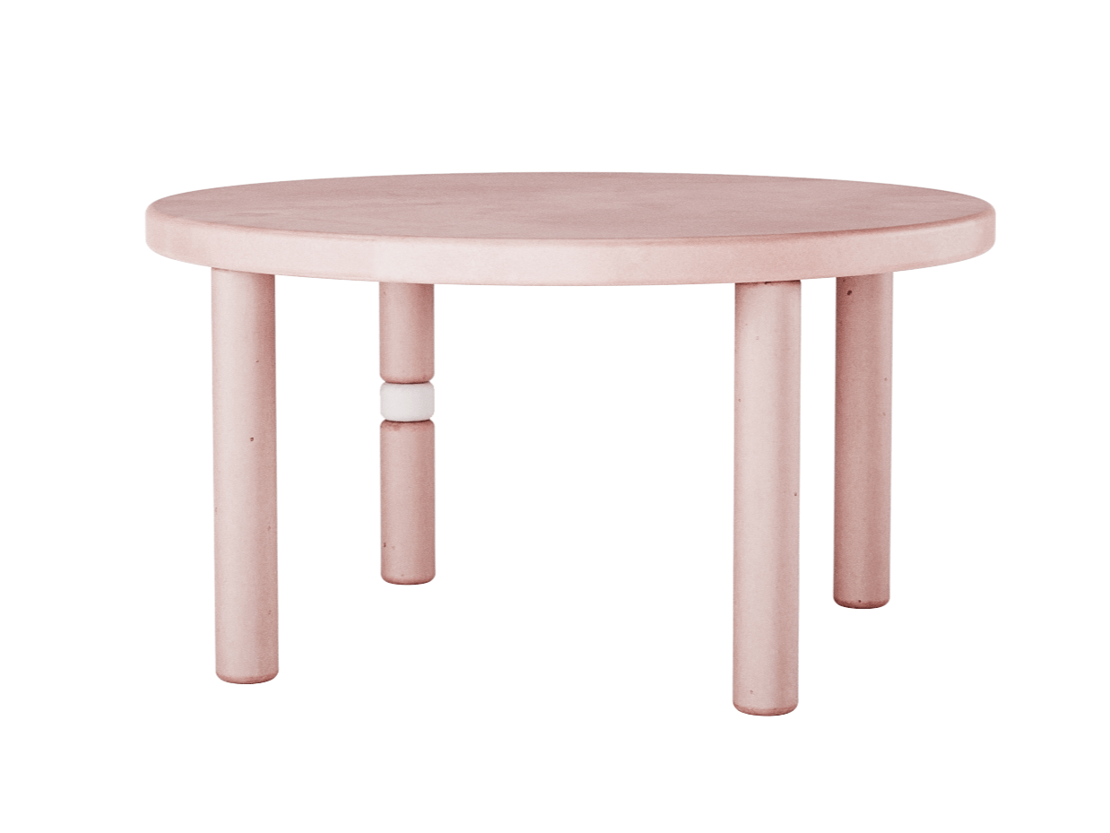 Бетонный круглый обеденный стол Forma&Cemento пинбол ARCH-00087602 - Вид №1