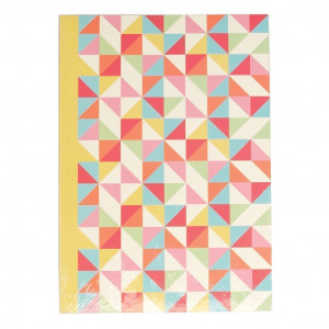 429438 Блокнот "Multicolour Geometric" А5, 30 листов, в линейку Rex International