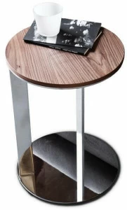 Vibieffe Круглый сервировочный стол из стали и дерева 9500