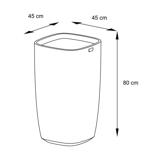 Высокая бетонная плантатор Kremen ARCH-00139933 - Вид №4