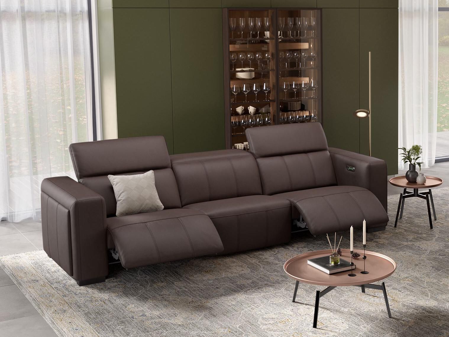 3-местный кожаный диван Sofanella Анкона ARCH-00118302 - Вид №7