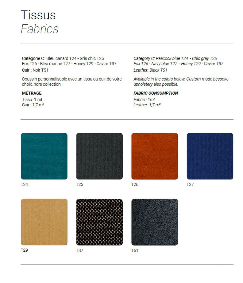 Прямоугольный пуф из кожи и нержавеющей стали RED EDITION STELLAR ARCH-00124542 - Вид №2