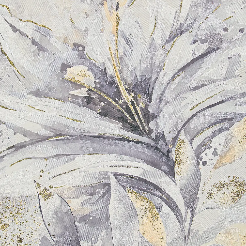 Victoria Stenova Lilian - Серые флизелиновые обои с рельефным узором 89346019 STLM-1450242 - Вид №1