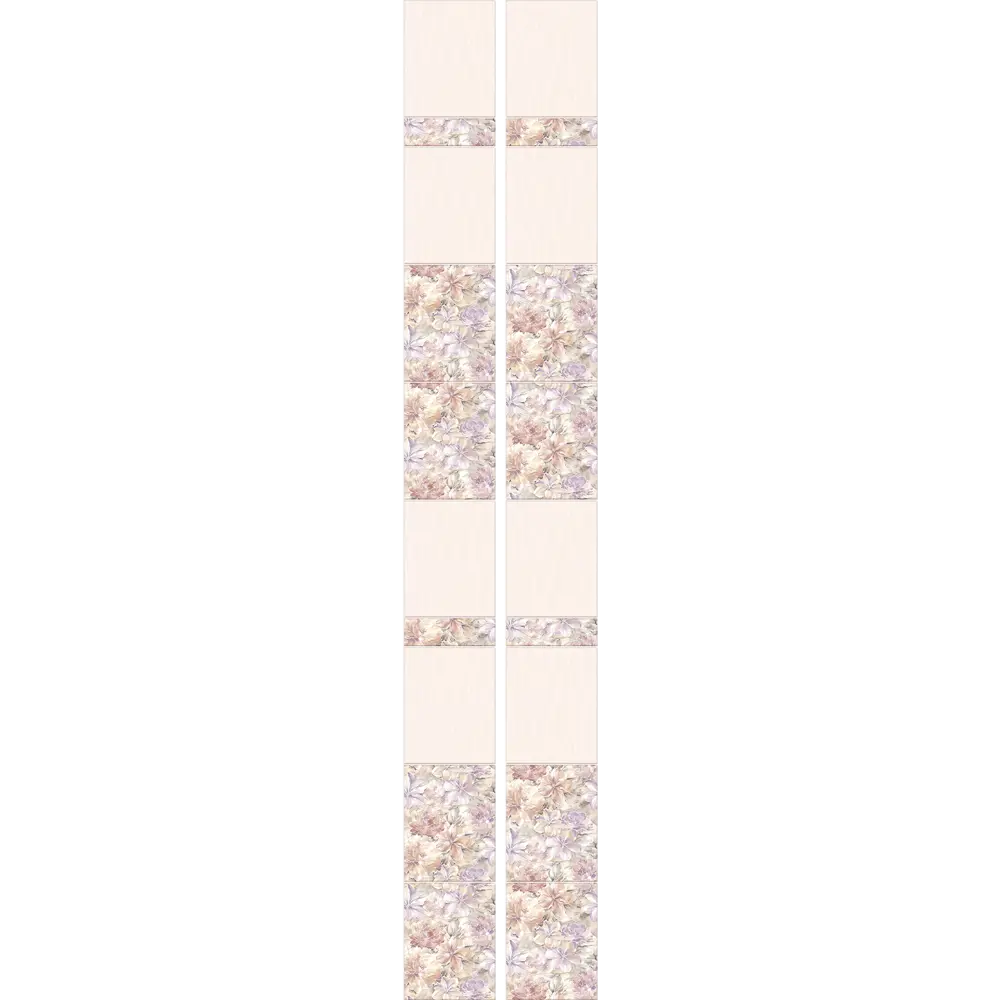 Комплект стеновых панелей ПВХ Аманда 2700x250x8 мм 1.35 м² 2шт КРОНАПЛАСТ STLM-2072014 - Вид №3