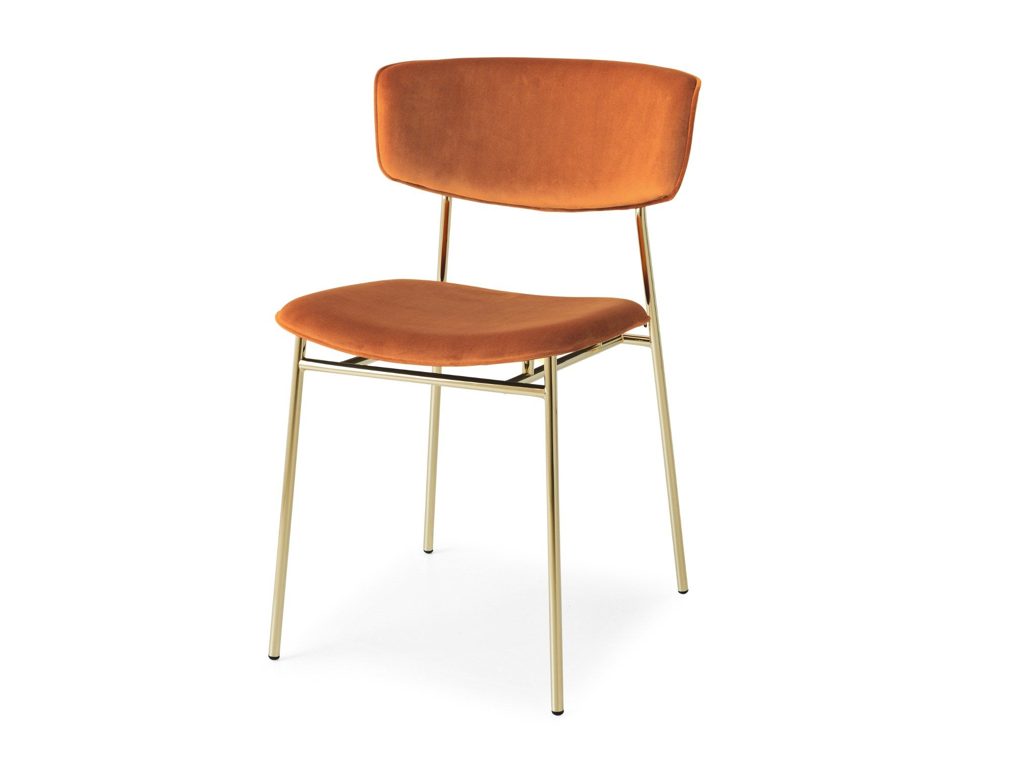 Бархатный мягкий стул Calligaris Fifties ARCH-00027900