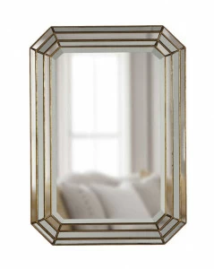 Зеркало прямоугольное в граненой раме "Глен" LOUVRE HOME ДИЗАЙНЕРСКИЕ 278153 Золото