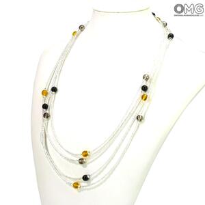 4760 ORIGINALMURANOGLASS Ожерелье с венецианскими бусинами Zattere 250 см
