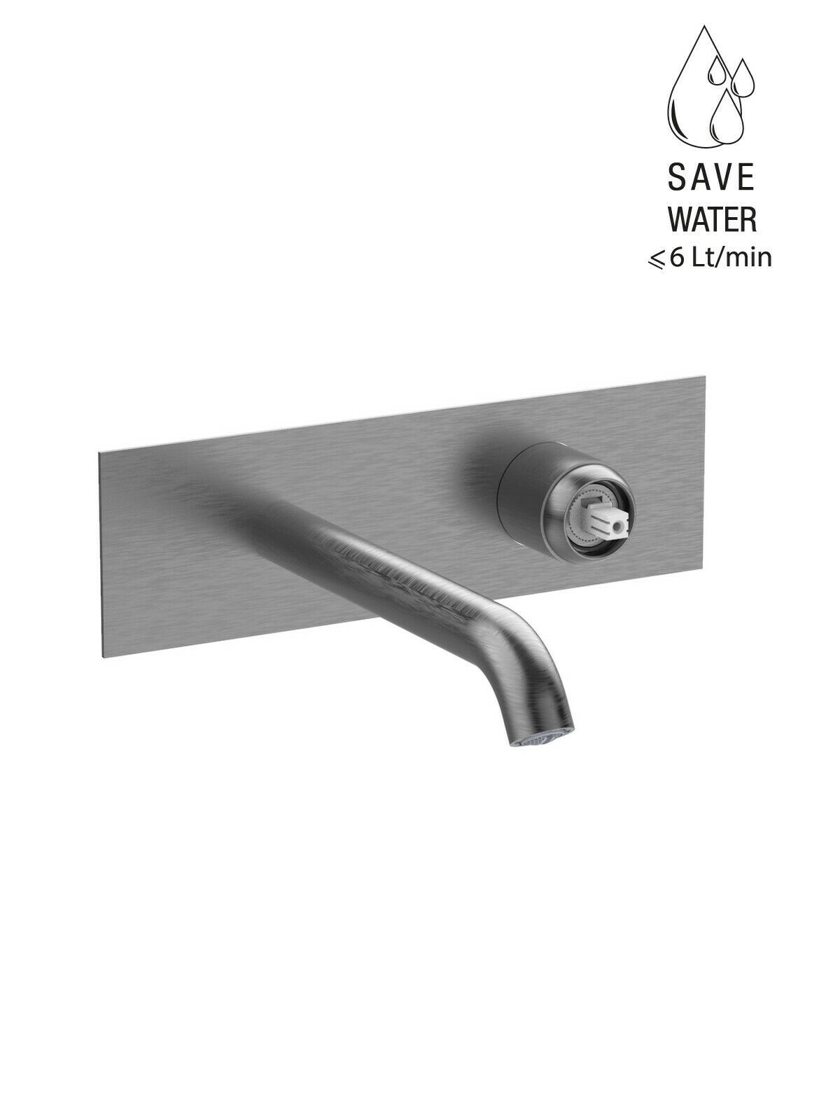 Настенный смеситель для раковины с 2 отверстиями без слива Rubinetterie Frattini Pepe XLS ARCH-00148159 - Вид №21