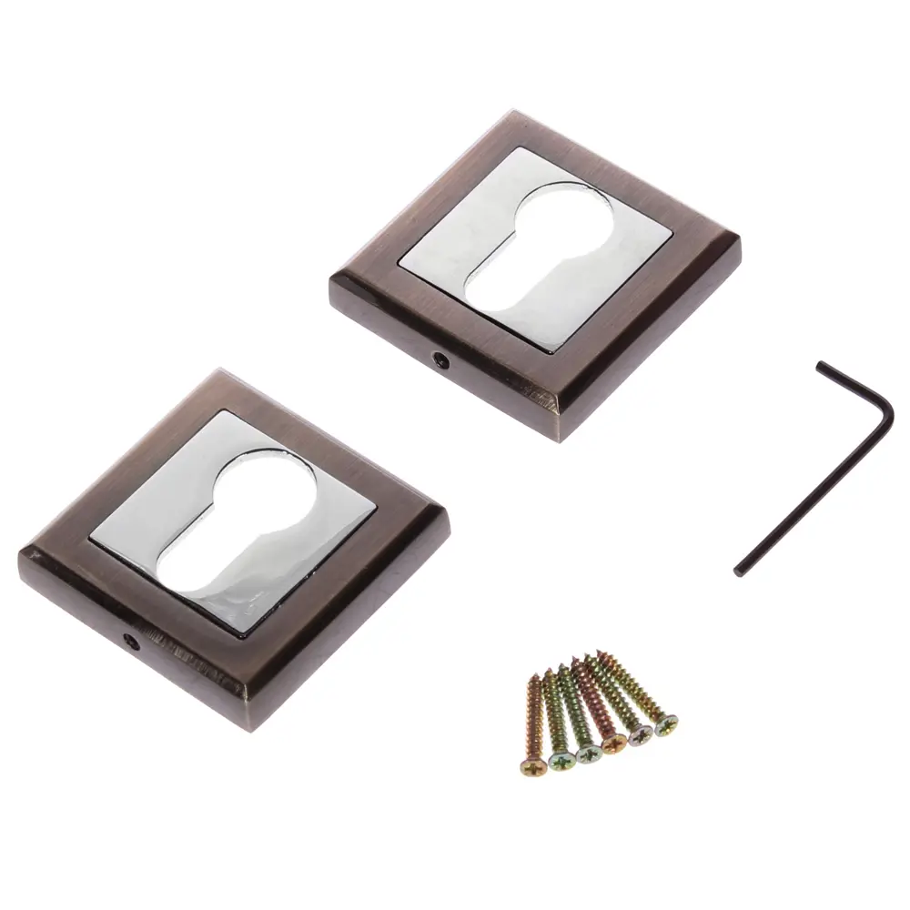 Дверные накладки Фабрика замков A 2 ET AB в античной бронзе 18809975 STLM-0012938 - Вид №1