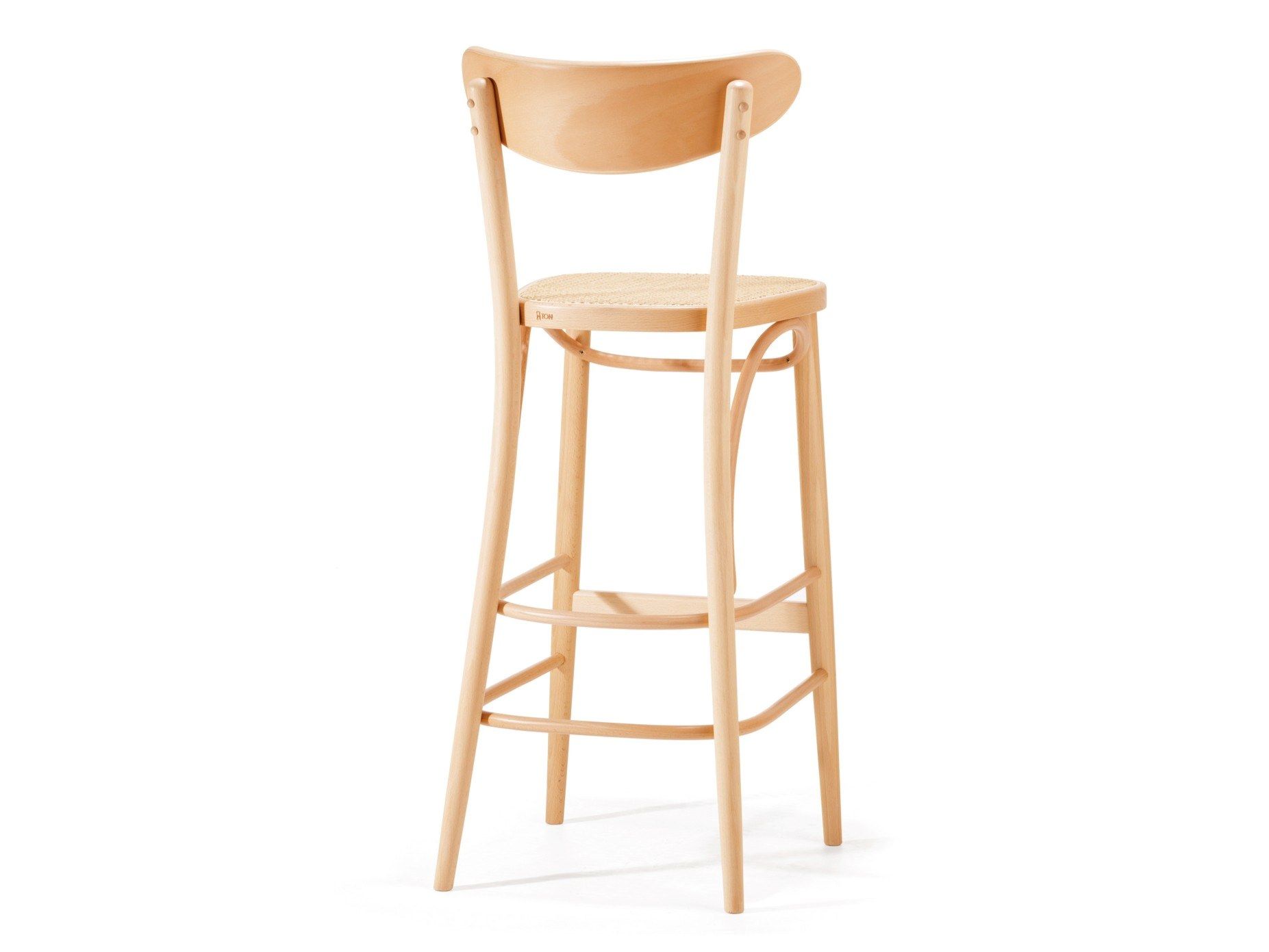 Высокий стул с подставкой для ног TON банан ARCH-00054944 - Вид №3