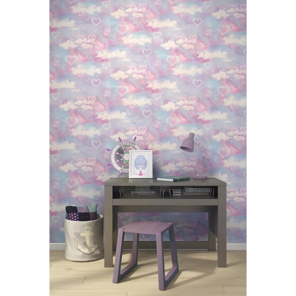 Обои флизелиновые Palitra Life Wisdom фиолетовые 1.06 м PL71206-56 STLM-2162782 - Вид №2