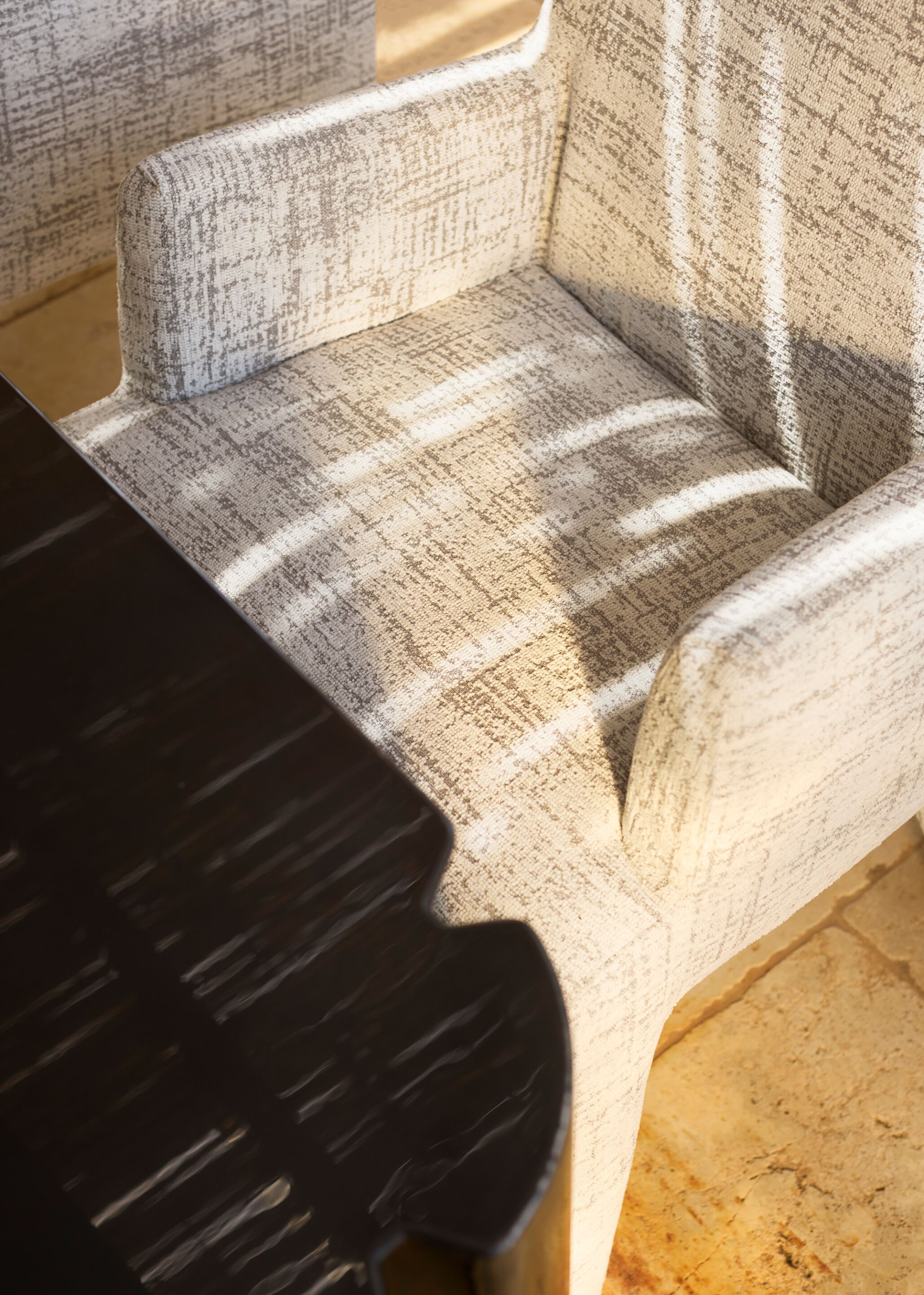 Мягкий тканевый стул с подлокотниками Exteta Moonlight ARCH-00068698 - Вид №6