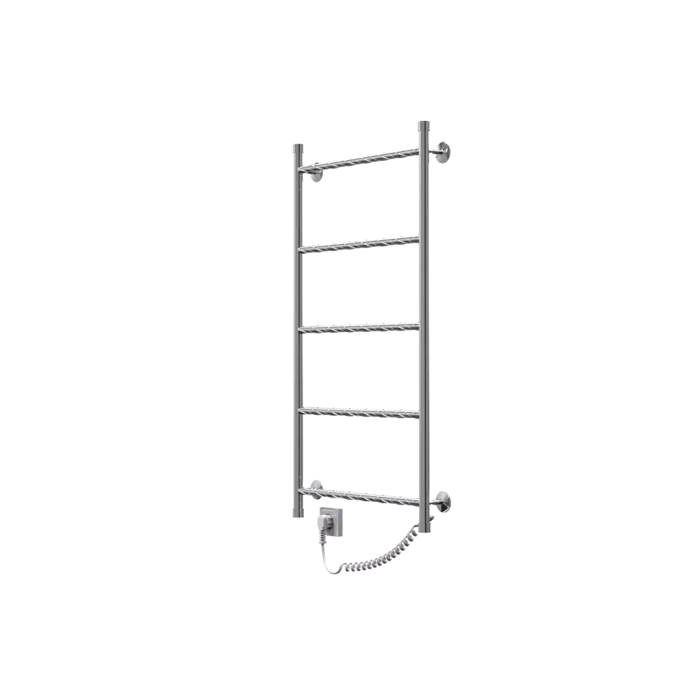 Полотенцесушитель электрический Арго Диана-Э 500x800 мм 60 Вт с терморегулятором лесенка цвет хром