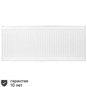 Радиатор Alecord панельный 22 500х1200 мм боковое подключение сталь цвет белый
