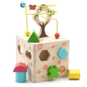 D014 Логический кубик Игрушки из дерева