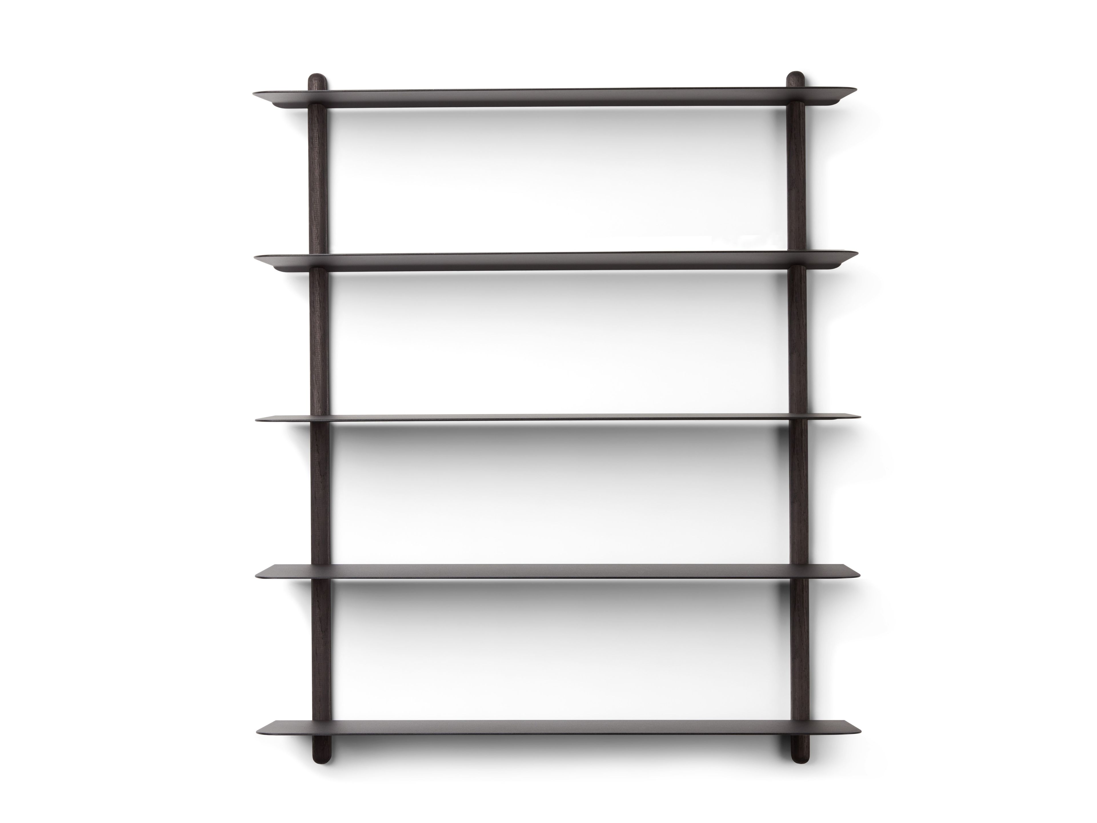 Стальной и деревянный настенный книжный шкаф Gejst Nivo ARCH-00052886