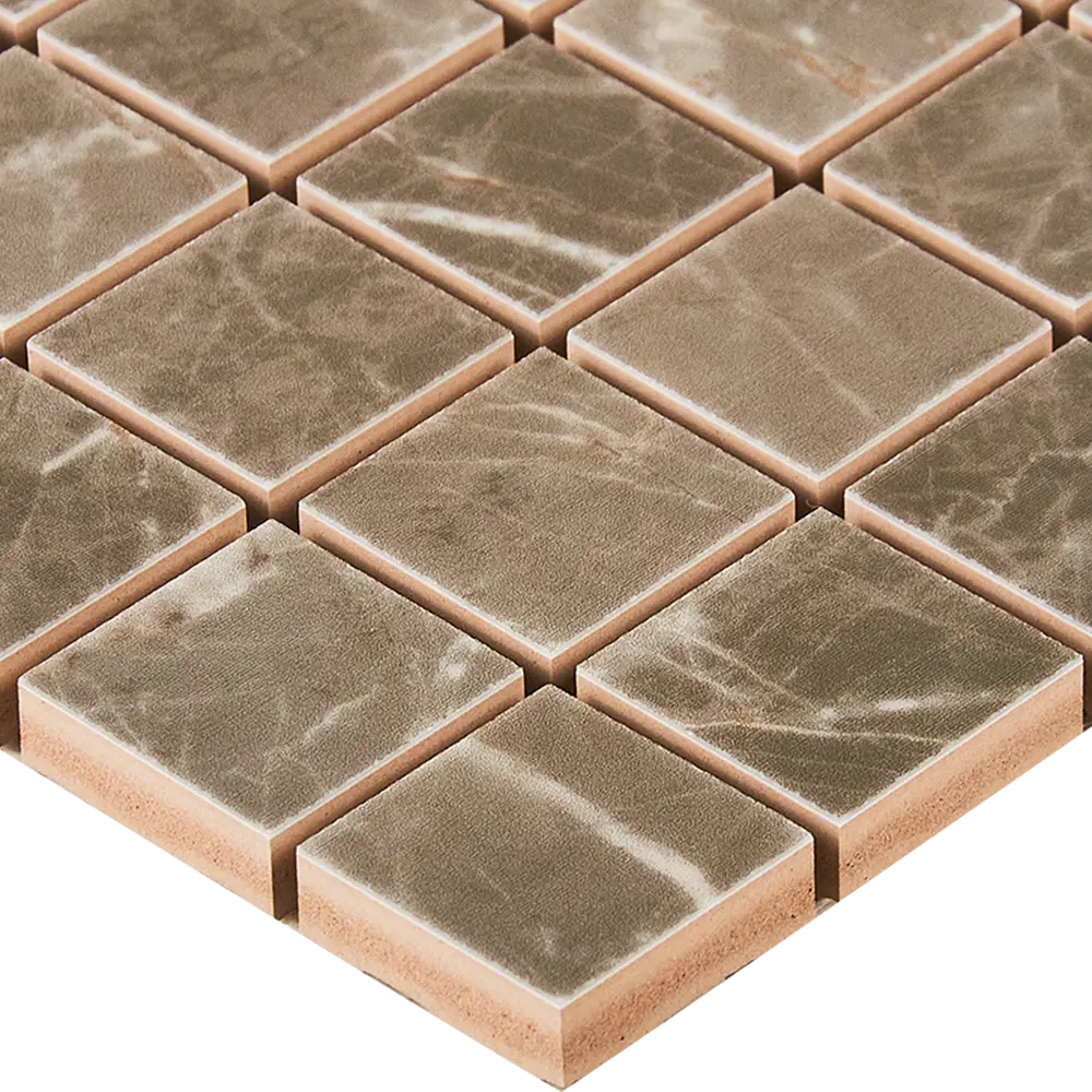 Декор настенный Kerama Marazzi Фоджа 20x50 см глянцевый цвет коричневый мозаика STLM-2084789 - Вид №1