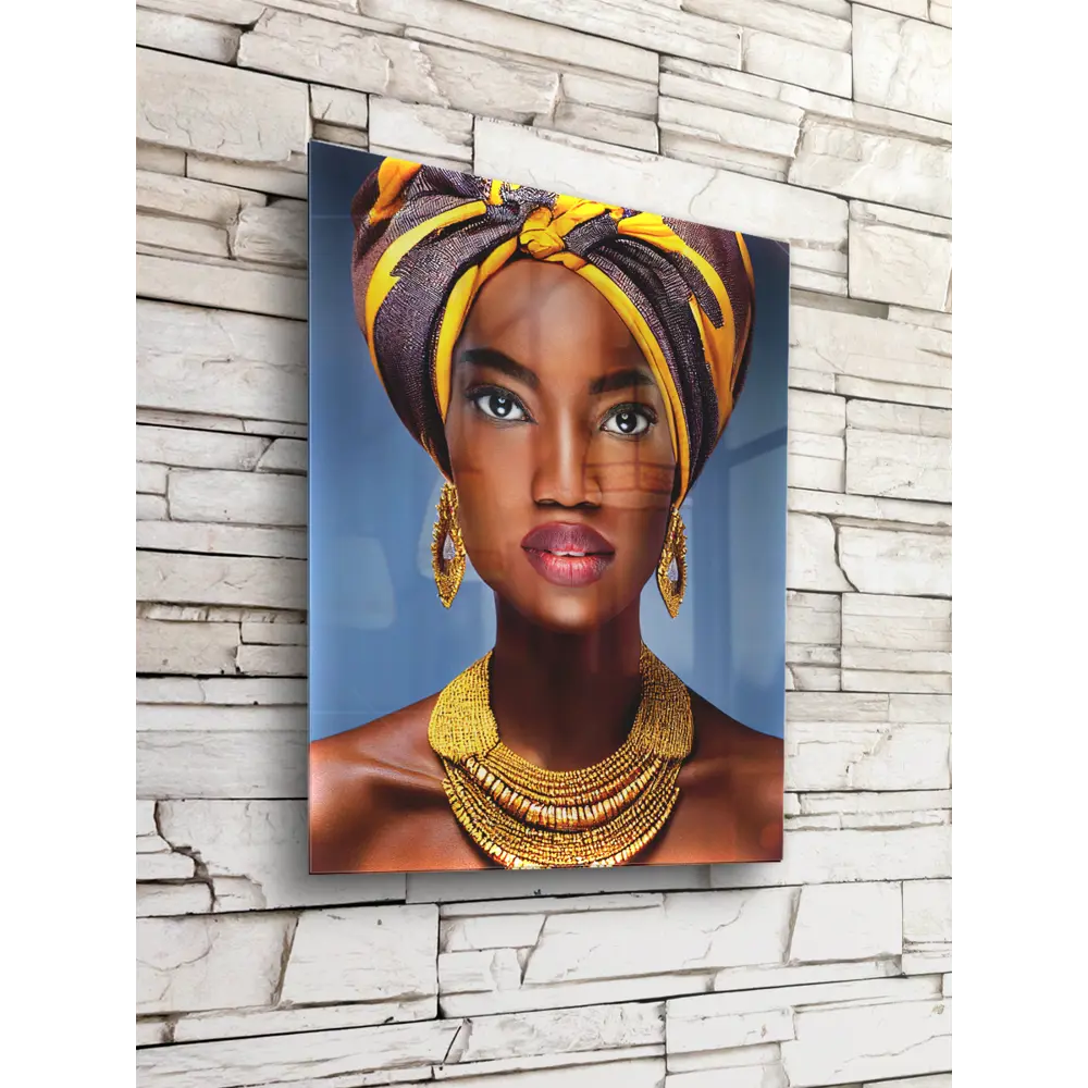 Картина на стекле Африканка 40x50 см POSTERMARKET STLM-2163406 - Вид №3