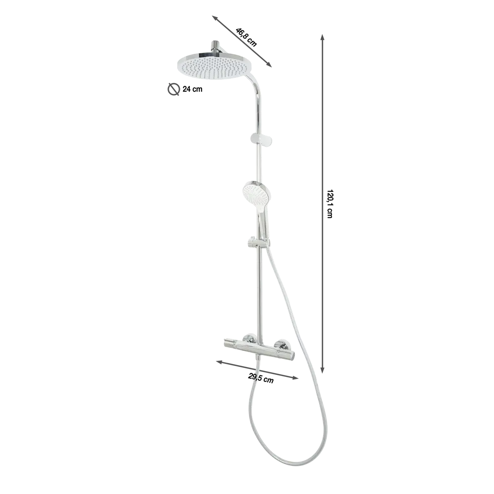 Душевая стойка Hansgrohe Showerpipe 240 81908919 STLM-2111190  - Вид №23