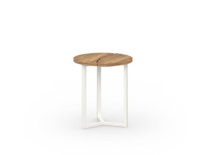 Круглый стол из тикового дерева