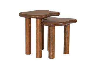 Деревянный журнальный столик для гостиной