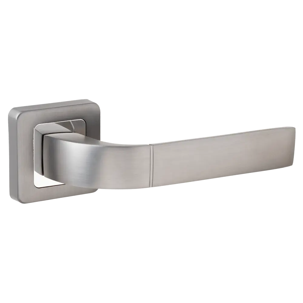 Дверная ручка на розетке Armex H-22104-A без запирания цвет графит STLM-2163361 - Вид №1