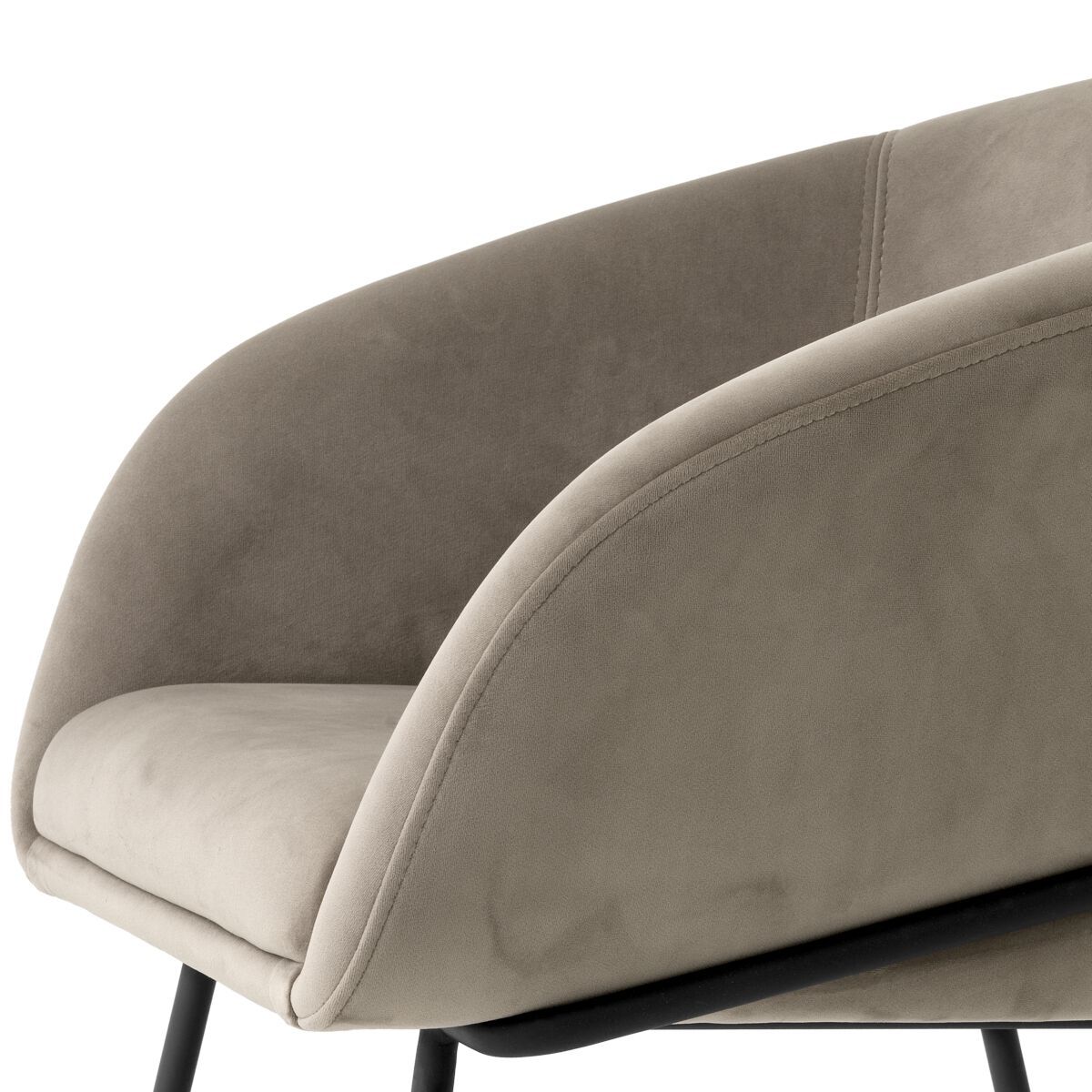 Бархатный мягкий стул Eichholtz CAMPUS ARCH-00143224 - Вид №2