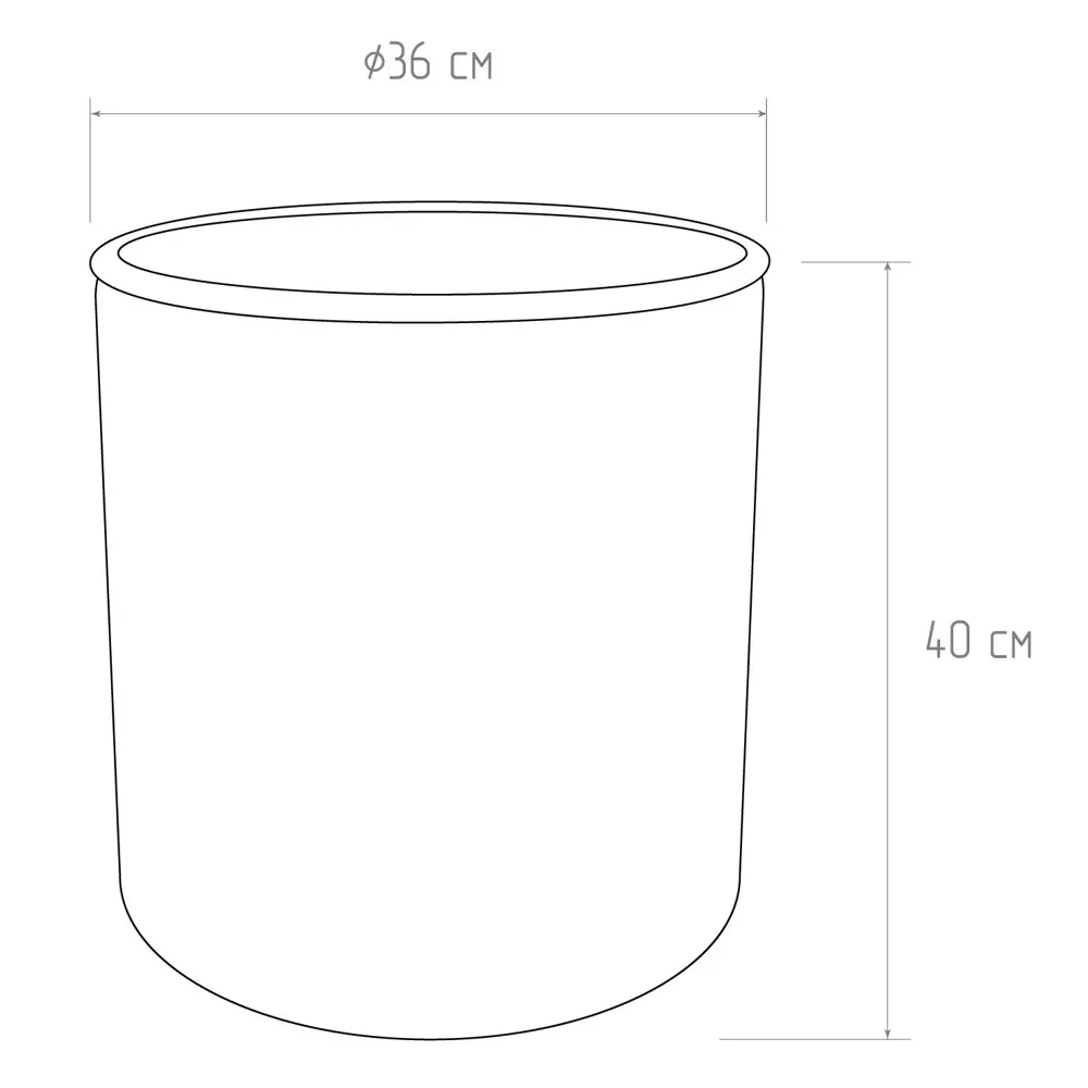 Пуф полиэстер Seasons Ольен белый 36x36x40 см STLM-2049816 - Вид №4