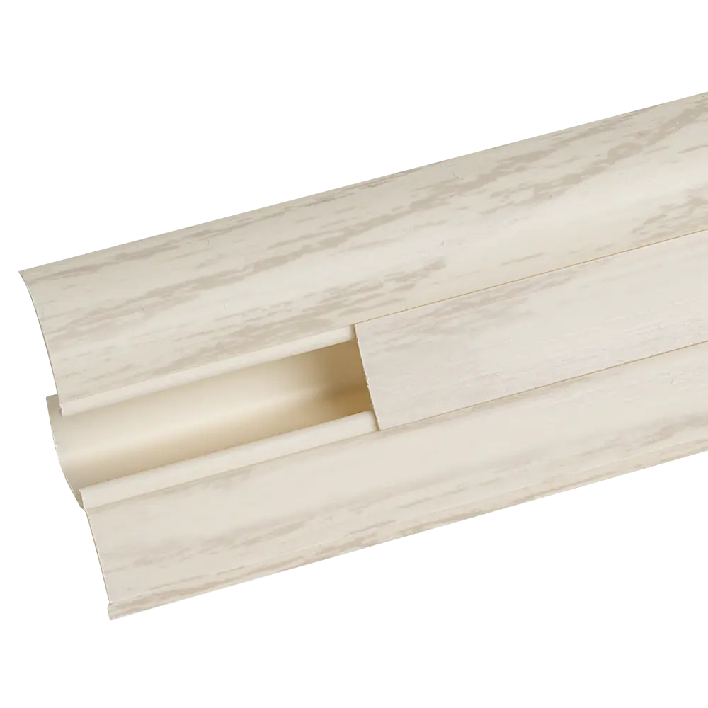 Плинтус Pro Дом ПВХ дуб молочный 2200x23x55 мм 89454766 STLM-2114185 Santreyd 