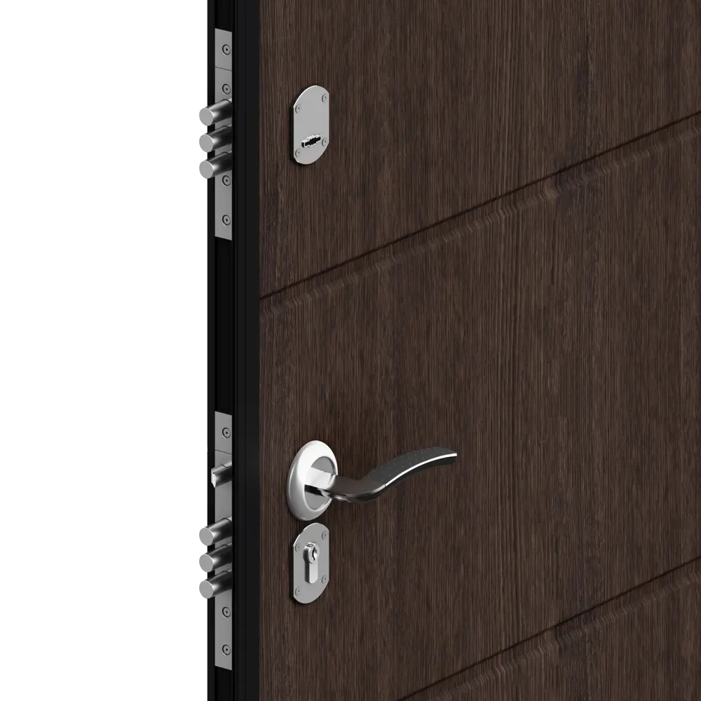 Дверь входная металлическая Оптим 98x205 см левая дуб седой DOORHAN STLM-2159874 - Вид №2