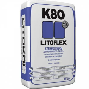 Клей для плитки Litokol Litoflex K80 25кг