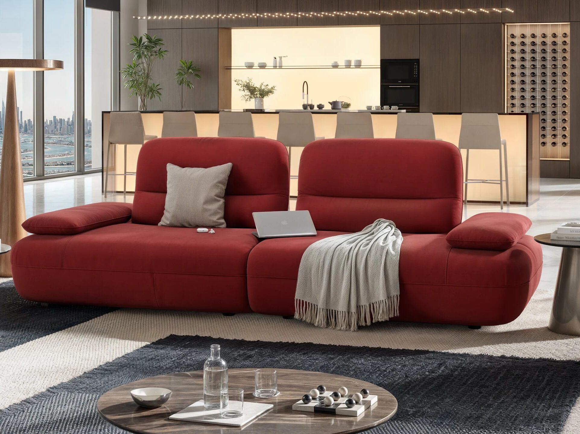 3-местный тканевый диван Sofanella Дубай ARCH-00103002 - Вид №1