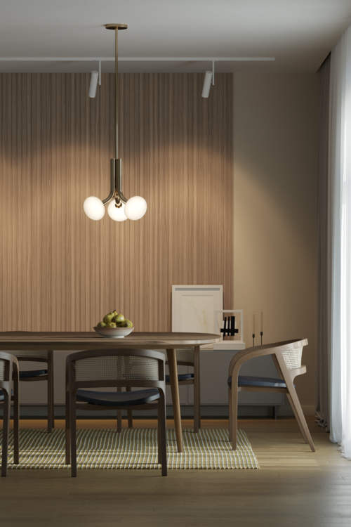 Стеновая 3D панель из реек  AP122502.92 HANNAHHOLZ  - Вид №2