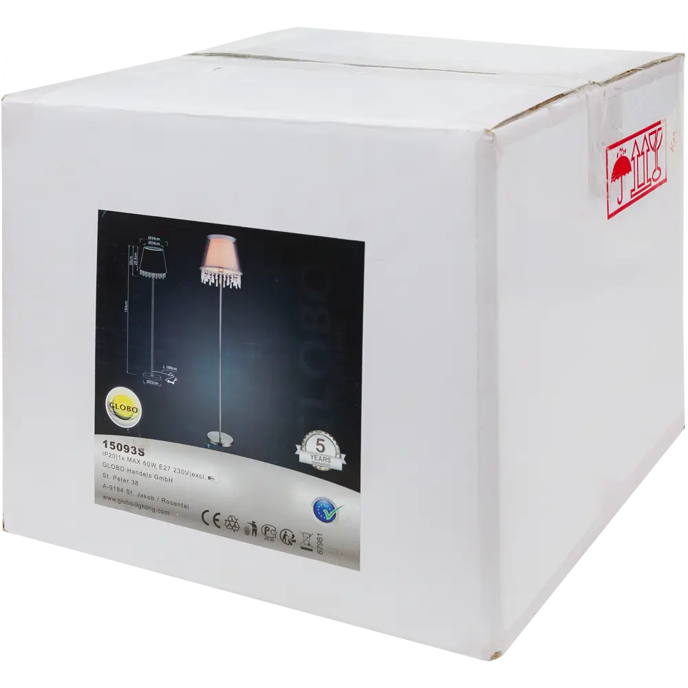 Торшер 15093S 1хE27х60 Вт цвет чёрный Globo STLM-2017647 - Вид №6