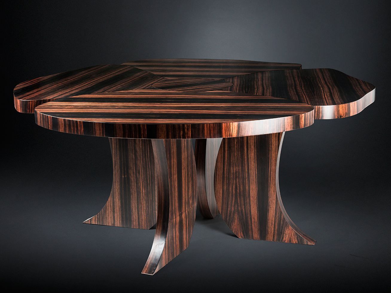 Стол для гостиной из черного дерева Vgnewtrend Энди ARCH-00106233