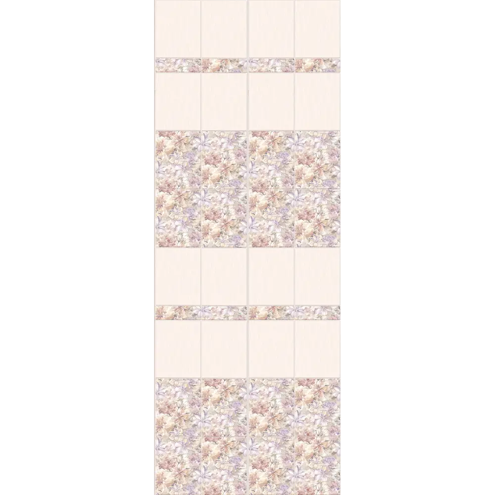 Комплект стеновых панелей ПВХ Аманда 2700x250x8 мм 1.35 м² 2шт КРОНАПЛАСТ STLM-2072014 - Вид №1