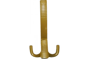 19609914 Крючок-вешалка со скрытым креплением КВС-3 золотой металлик 4793 Трибатрон