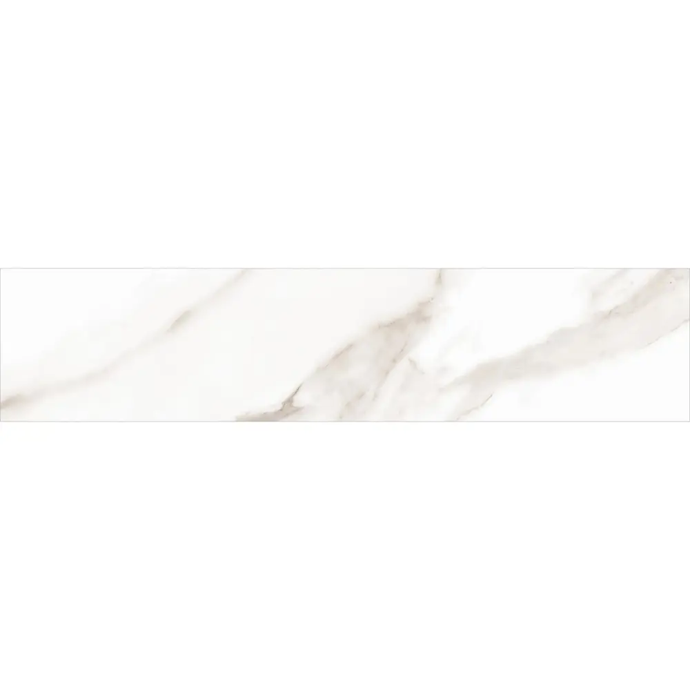 Глазурованный керамогранит Alma Ceramica Calacatta Incanto 04 20x90 см 1.62 м² матовый цвет белый STLM-2166317