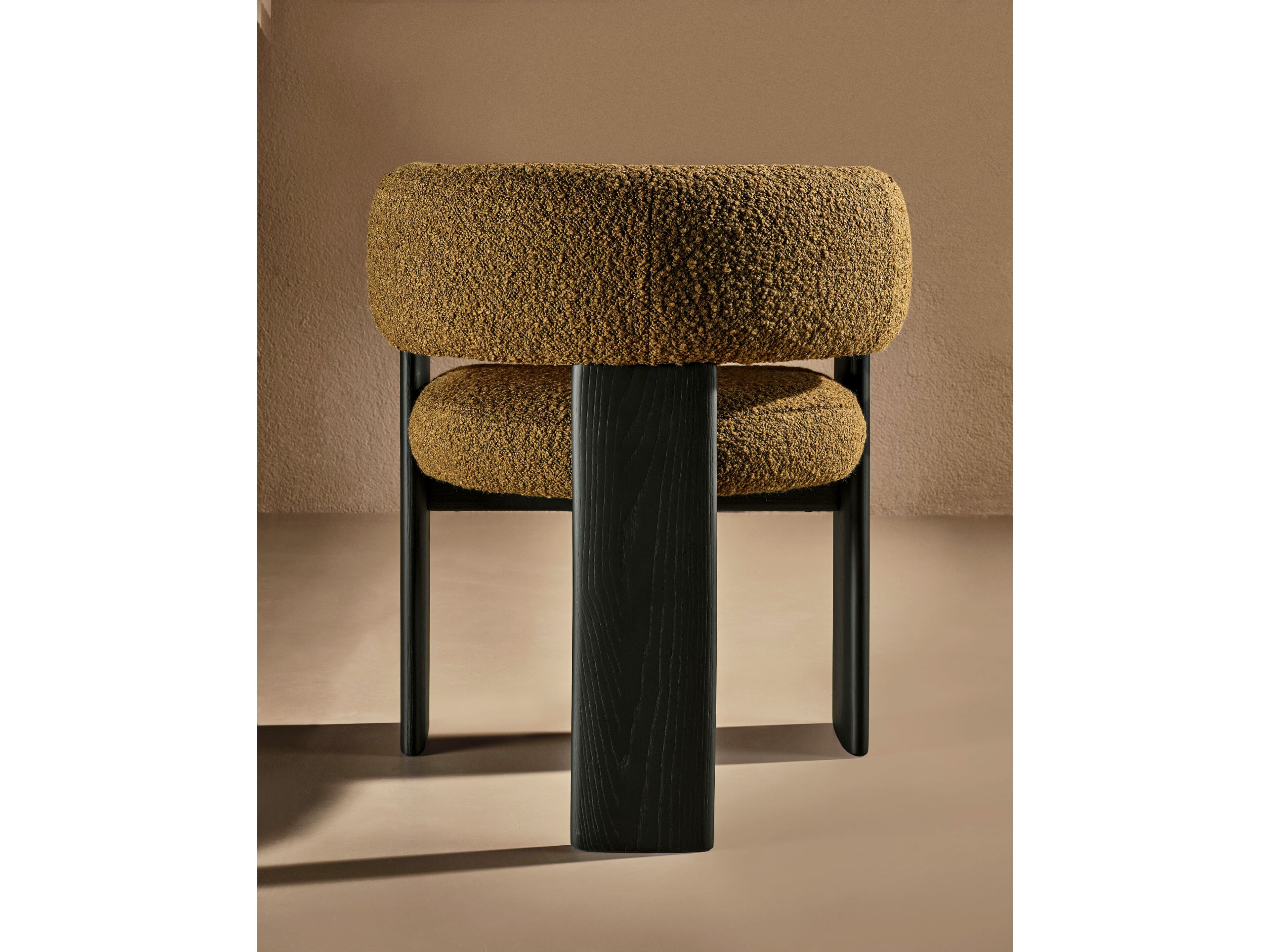 Тканевый стул с деревянной рамой и подлокотниками Naturedesign Главная ARCH-00058236 - Вид №1