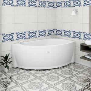 Акриловая ванна Бергамо 168х100 (правосторонняя), каркас