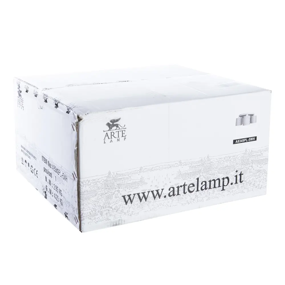Люстра Ferra 5xE14x40 Вт Arte Lamp STLM-2073271 - Вид №10