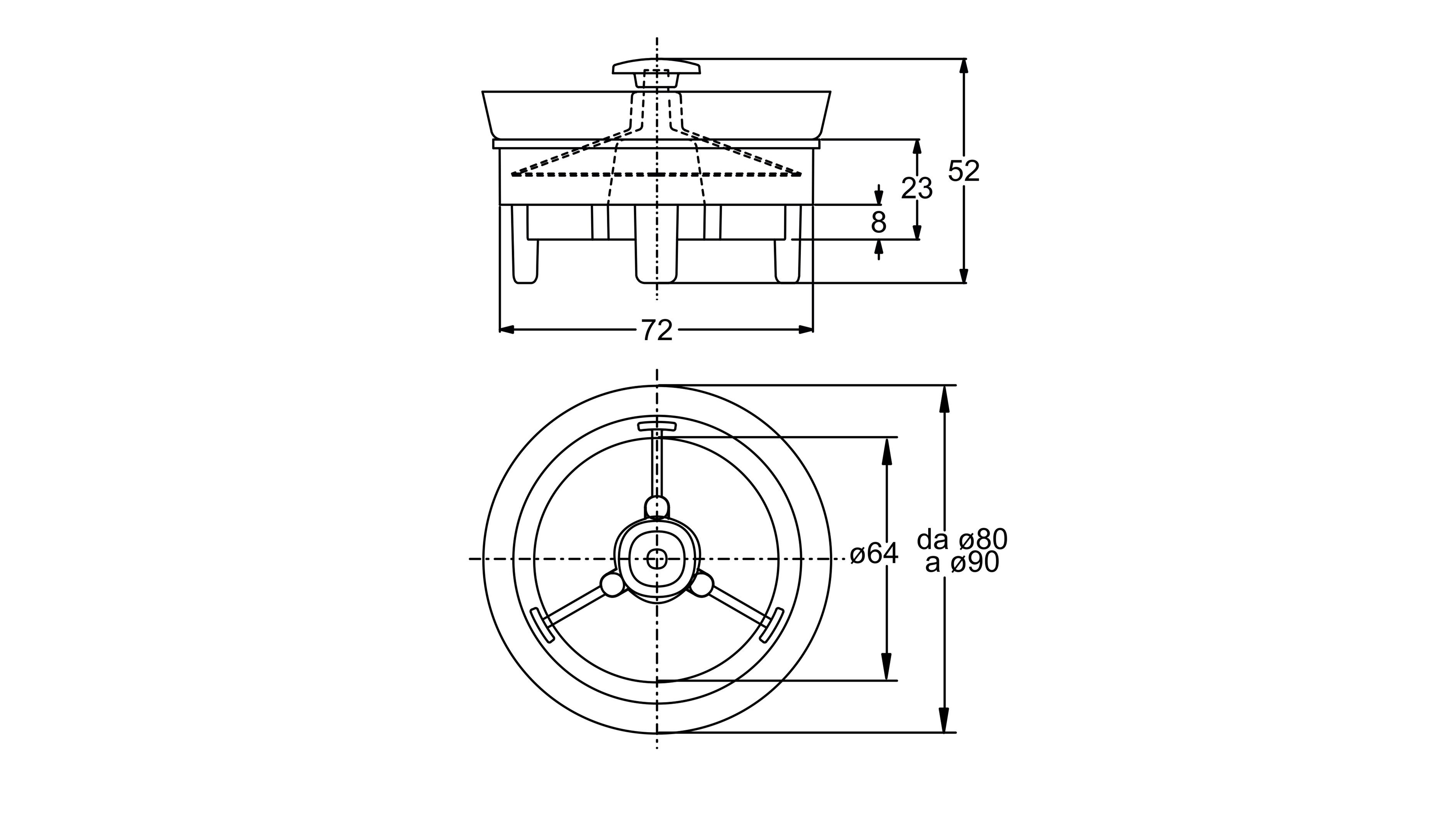 Силиконовый анти-запах механический обратный клапан Bonomini NRV ARCH-00097487