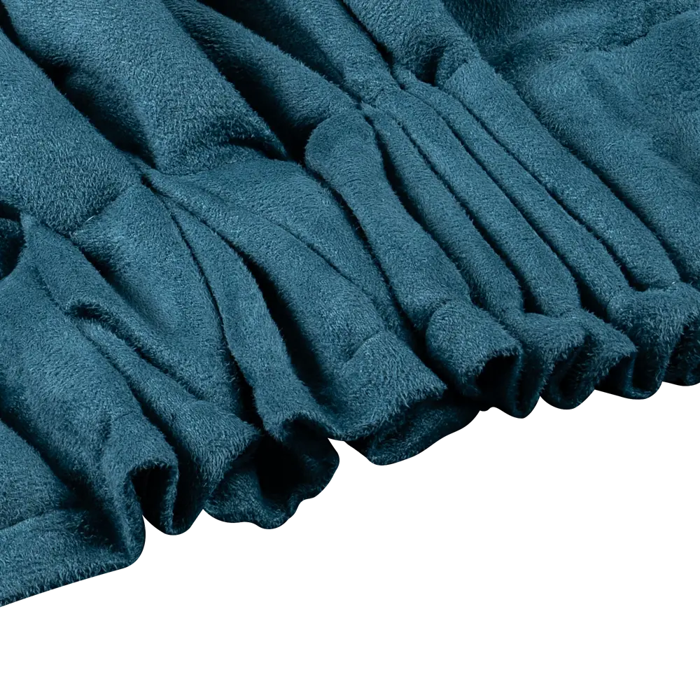 Штора KREAFORTA Manchester бархатная с лентой и скрытыми петлями 200х280 см бирюзовый 89405490 STLM-1579864 - Вид №2