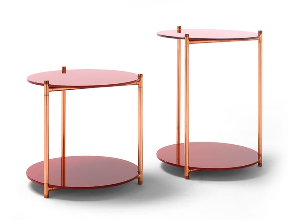 Круглый Хрустальный журнальный столик EPÒNIMO Долгоиграющая ARCH-00069077