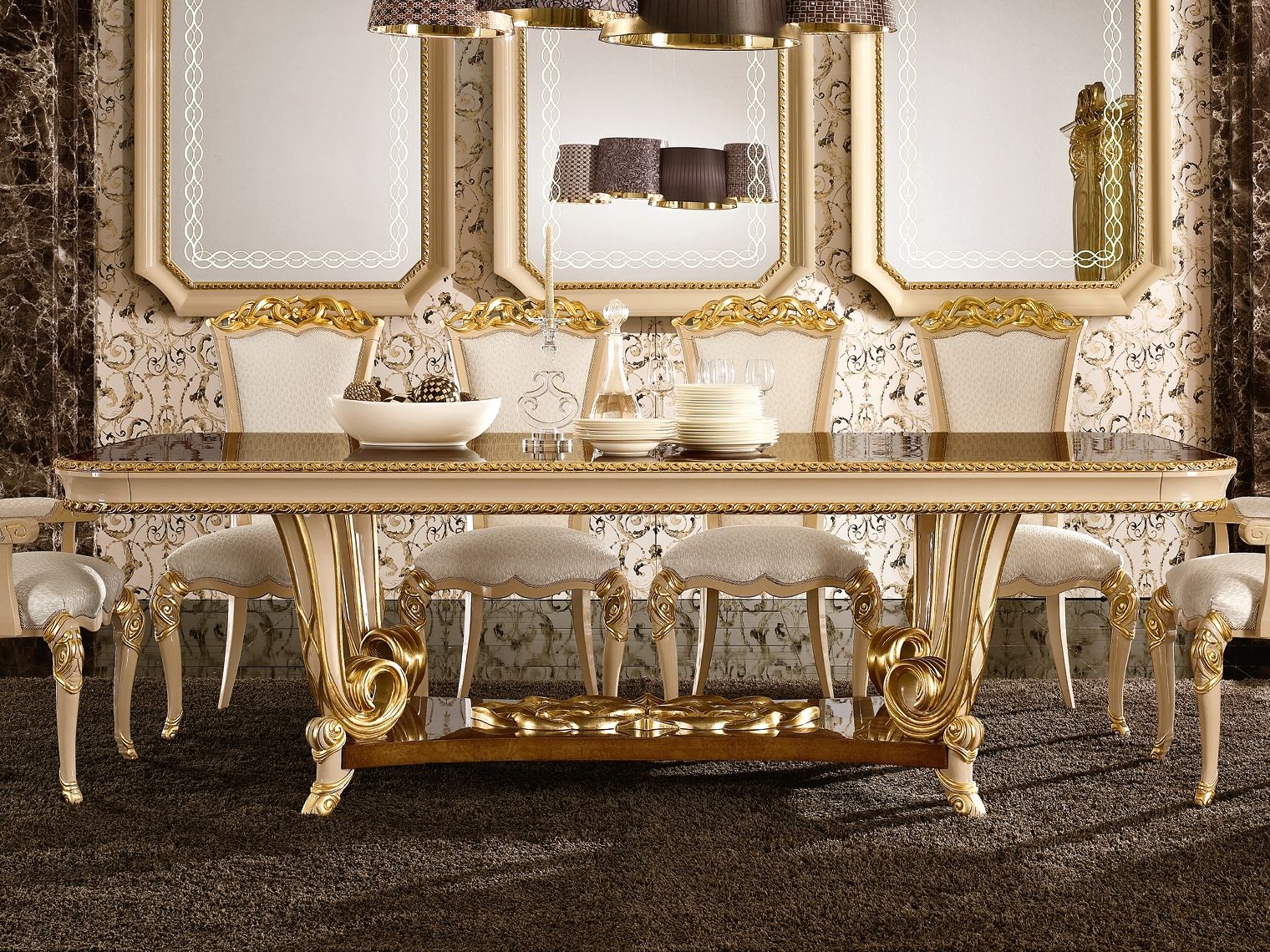 Прямоугольный выдвижной стол для гостиной A.R. Arredamenti ARCH-00045054